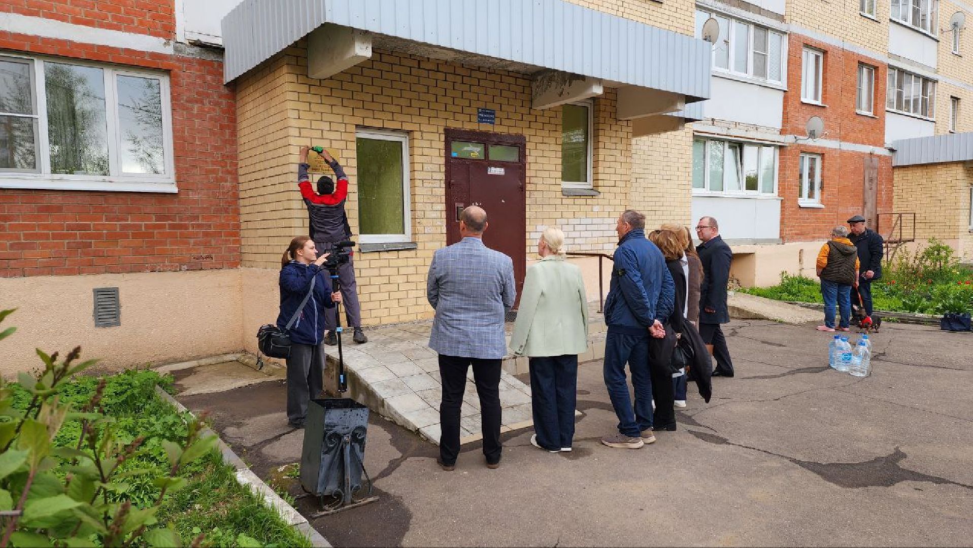 Дмитров, Мария Барсученко, Табличка ветерану, Битва за Москву,