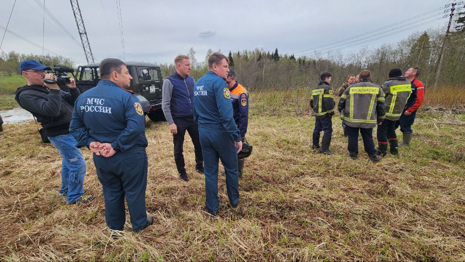 Дмитров, Россети, ЧП, Циклон, Болотоход,