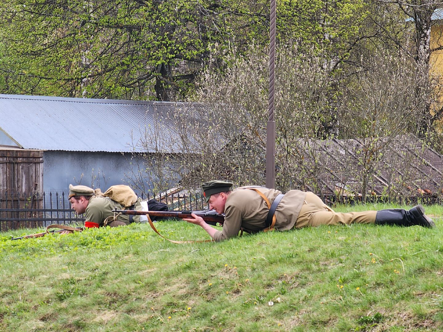 пушкинский городской округ, храм преподобного серги радонежского в пушкинском, военно-историческая реконструкция в зеленоградском, священник леонид цапок,