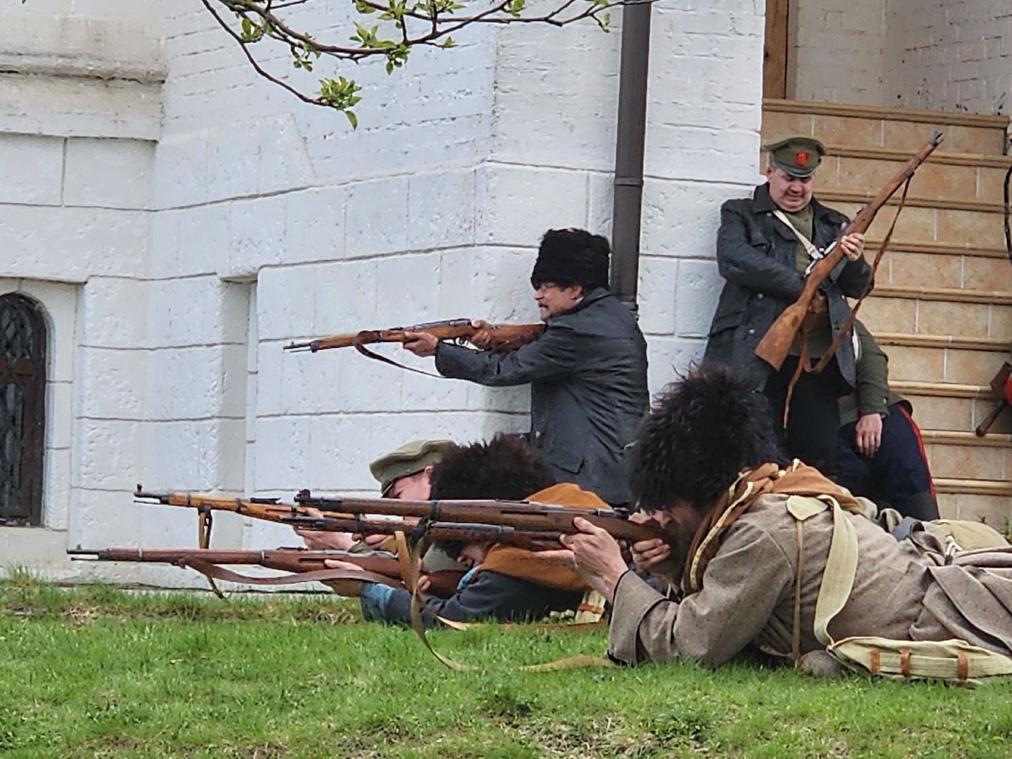 пушкинский городской округ, храм преподобного серги радонежского в пушкинском, военно-историческая реконструкция в зеленоградском, священник леонид цапок,