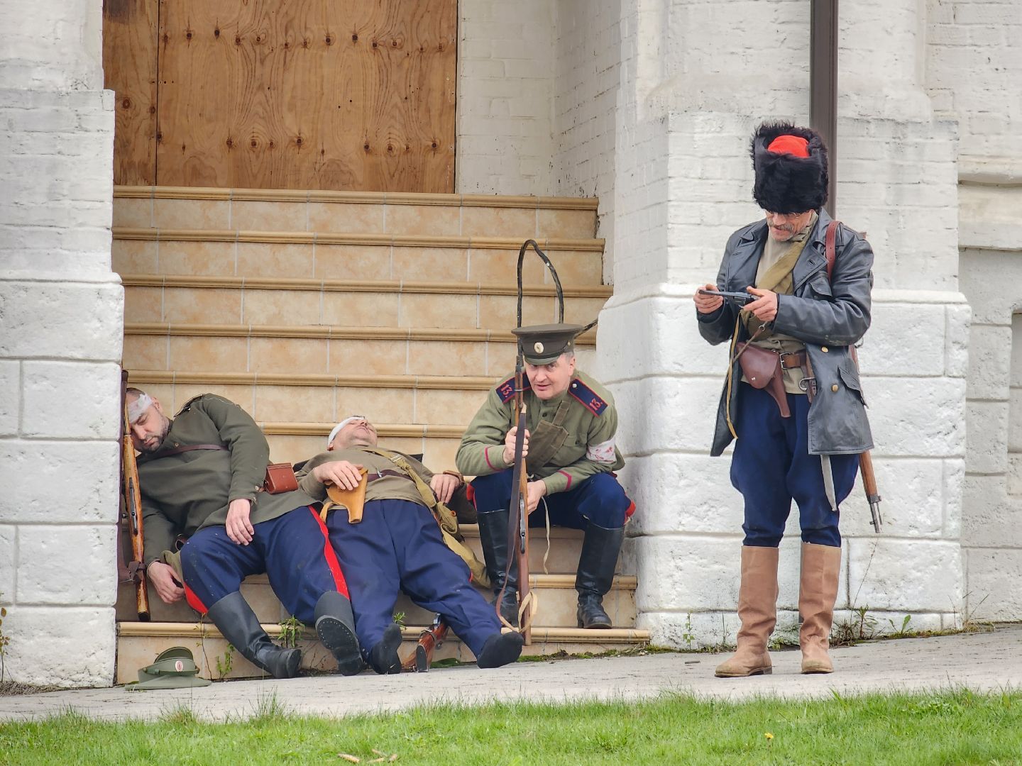 пушкинский городской округ, храм преподобного серги радонежского в пушкинском, военно-историческая реконструкция в зеленоградском, священник леонид цапок,