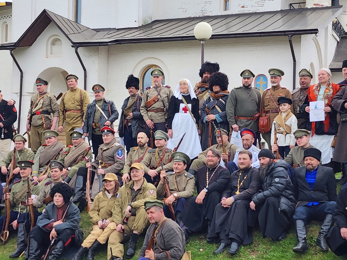 пушкинский городской округ, храм преподобного серги радонежского в пушкинском, военно-историческая реконструкция в зеленоградском, священник леонид цапок,