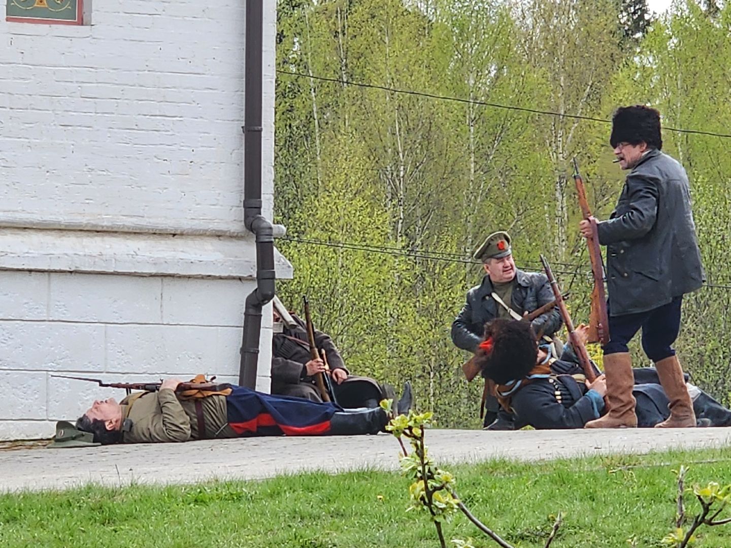 пушкинский городской округ, храм преподобного серги радонежского в пушкинском, военно-историческая реконструкция в зеленоградском, священник леонид цапок,