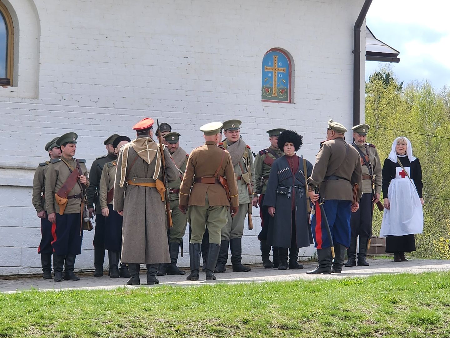 королёв, клуб военно-исторической реконструкции донская пулеметная команда, гражданская война, события 1918 года,