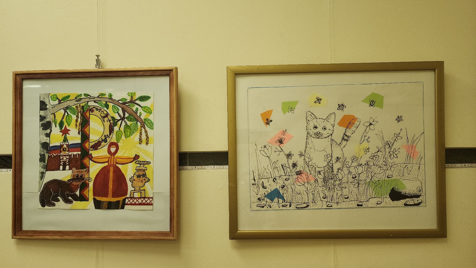 пушкино, центральная библиотека, студия, детское творчество,художественная выставка, дети, юные художники,