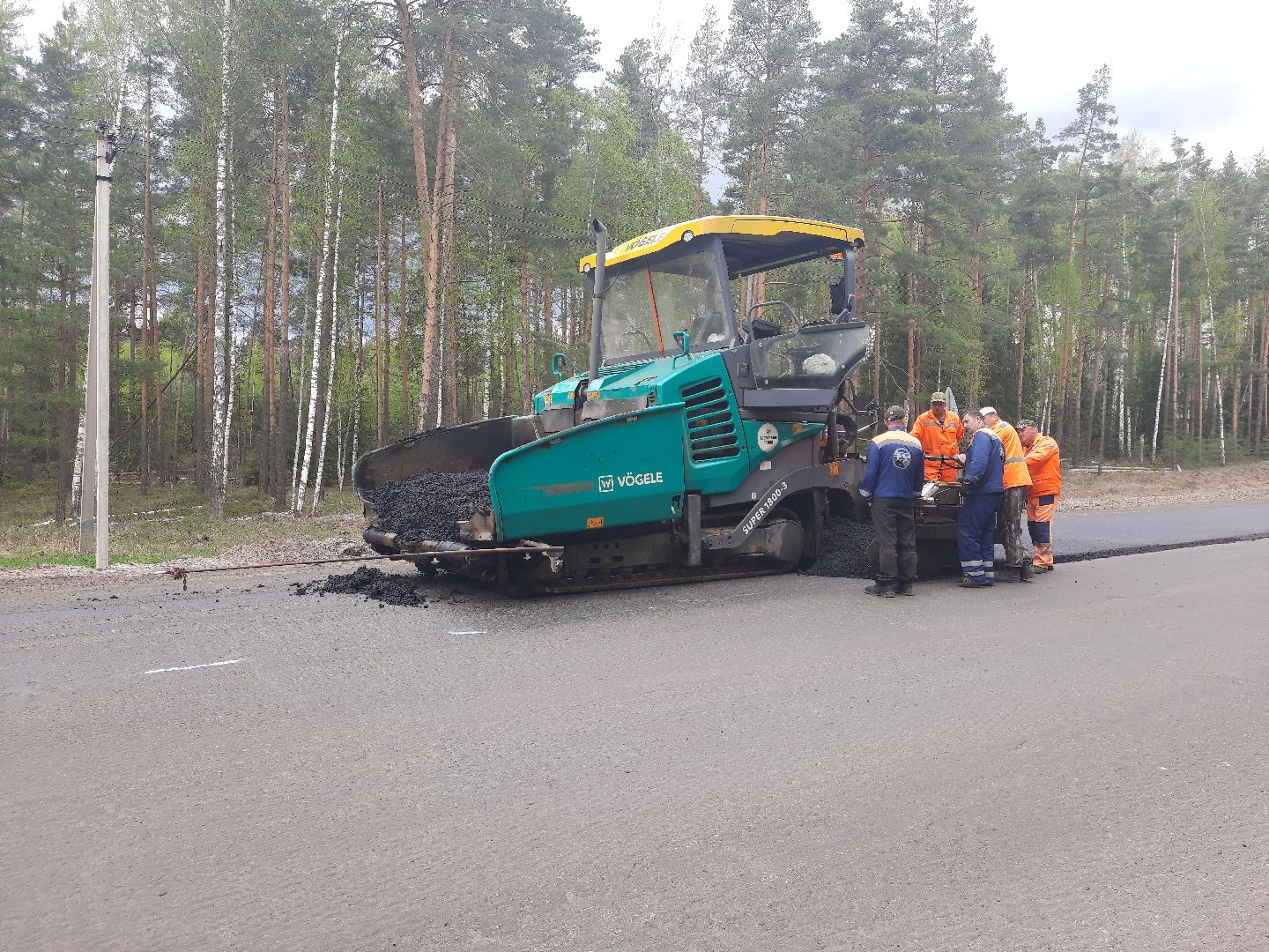Шатура, Починки, ремонт дороги
