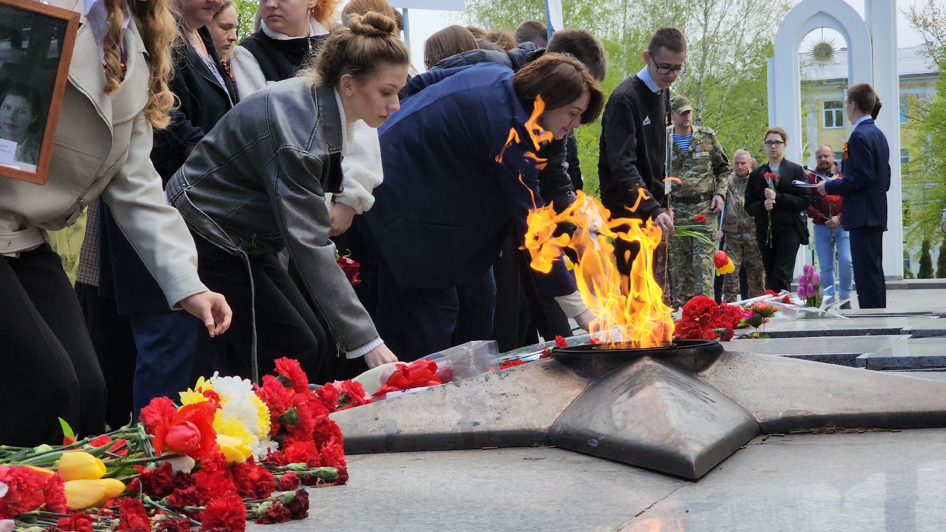 ступино, день победы,  эстафета памяти,