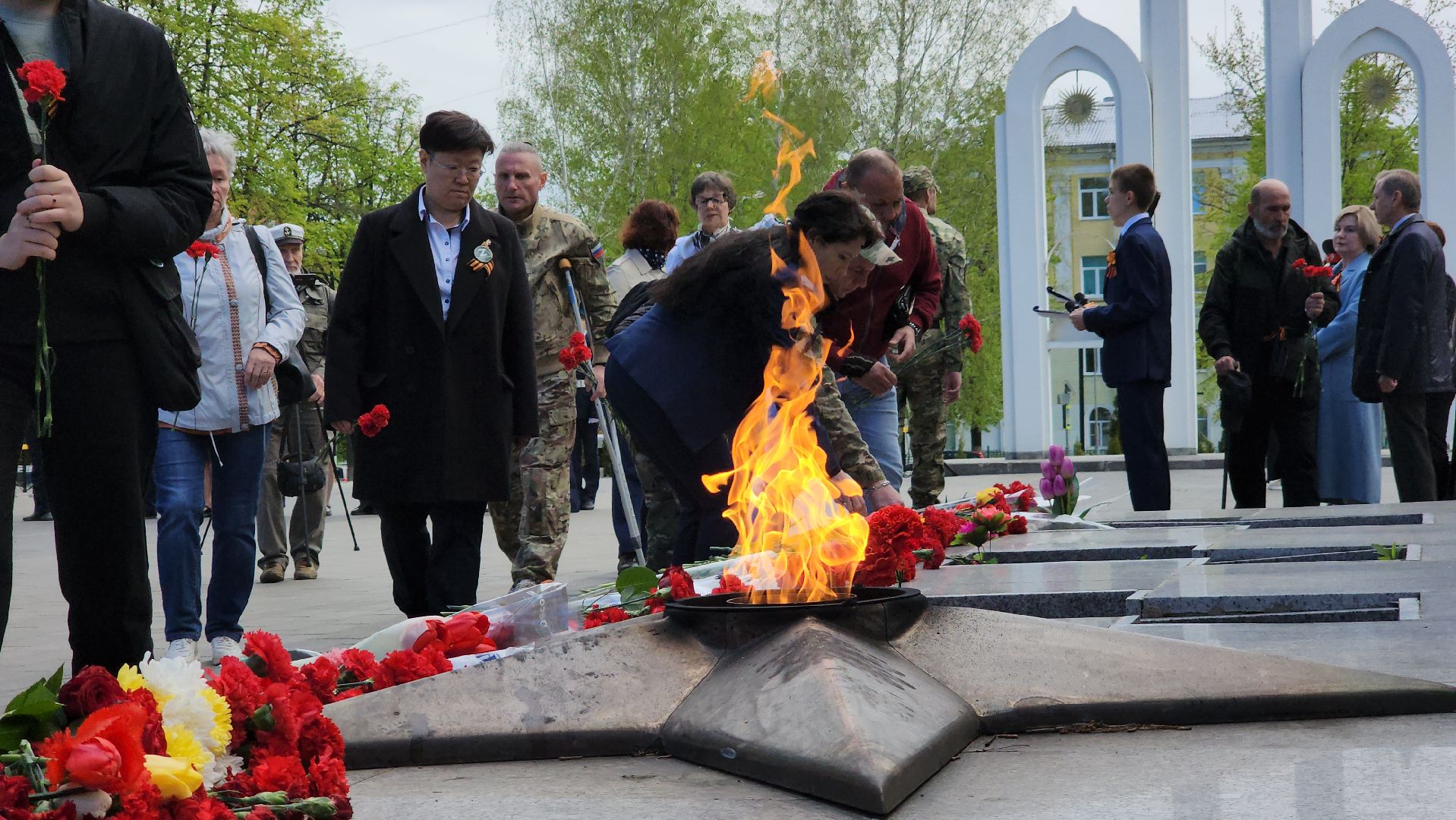 ступино, день победы,  эстафета памяти,