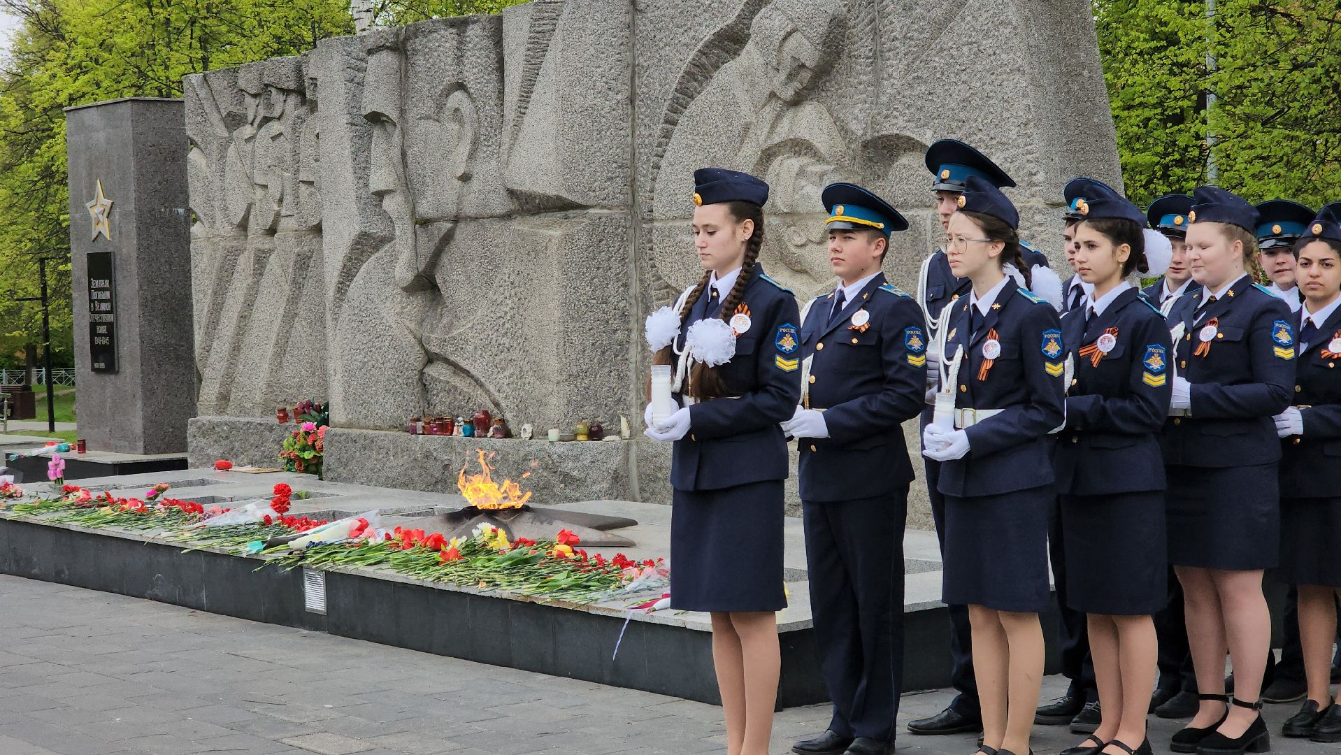 ступино, день победы,  эстафета памяти,