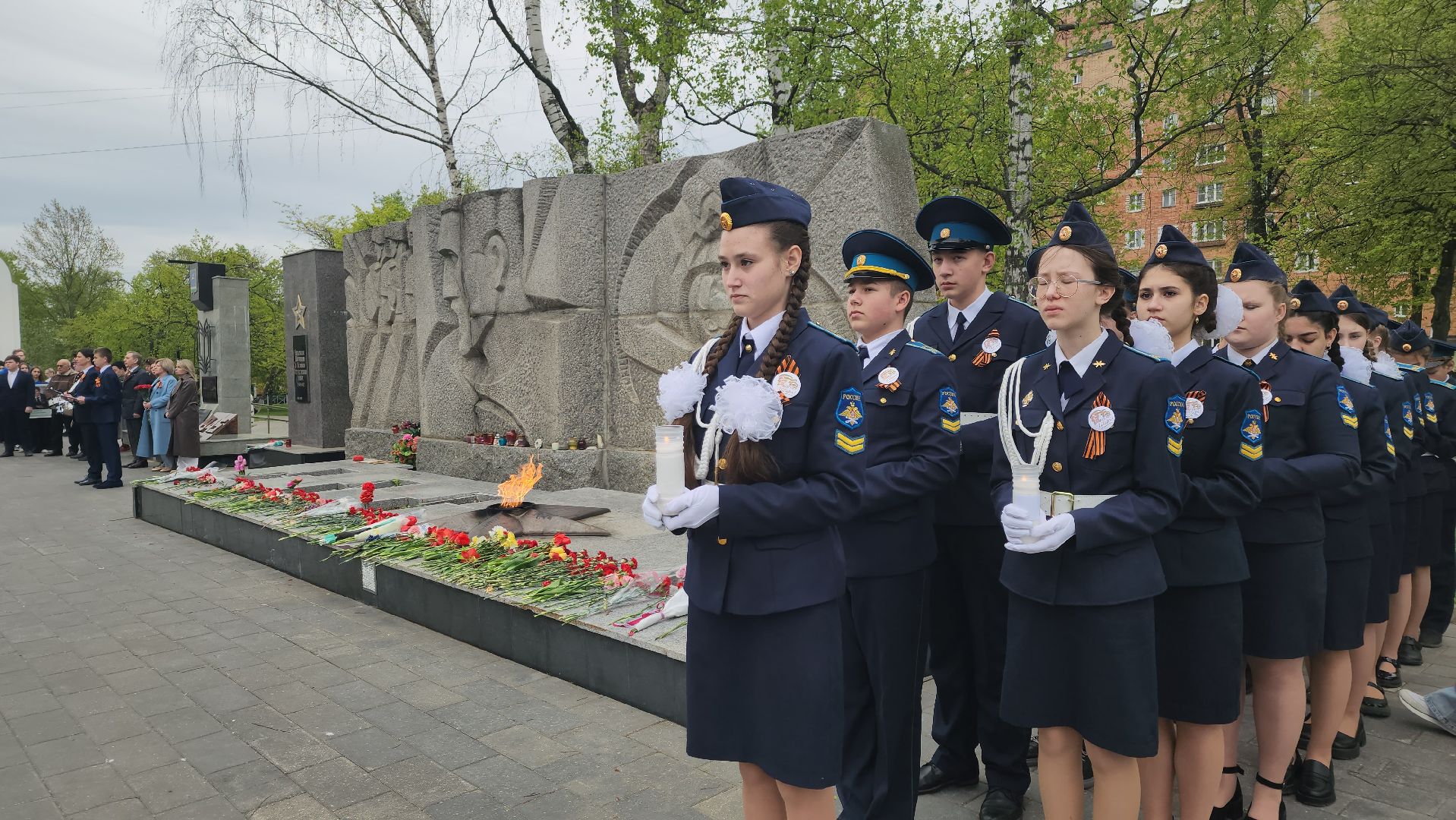 ступино, день победы,  эстафета памяти,