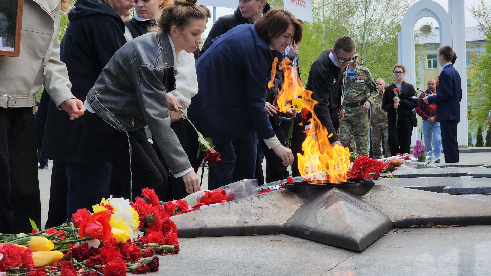 ступино, день победы,  эстафета памяти,