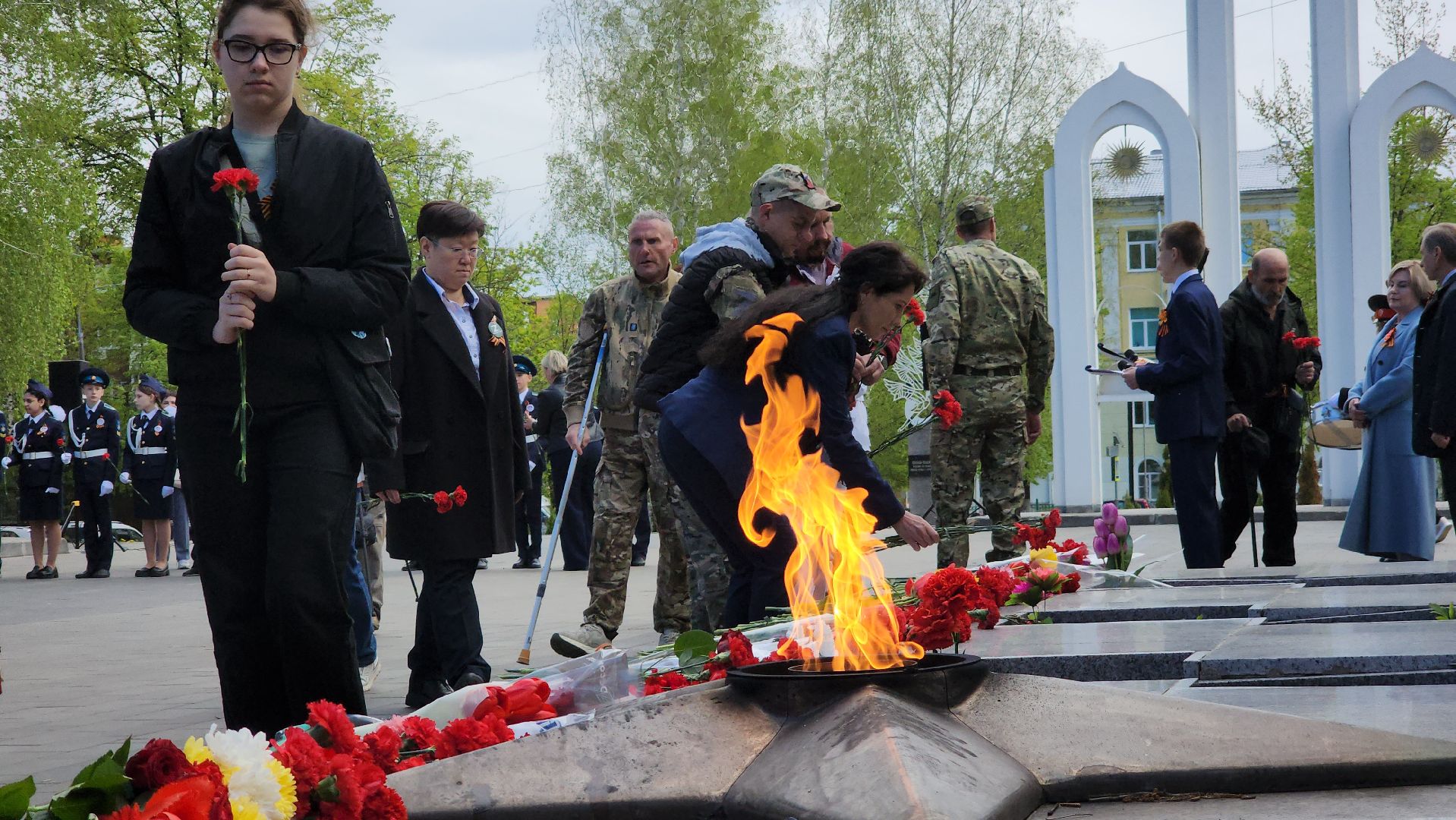 ступино, день победы,  эстафета памяти,