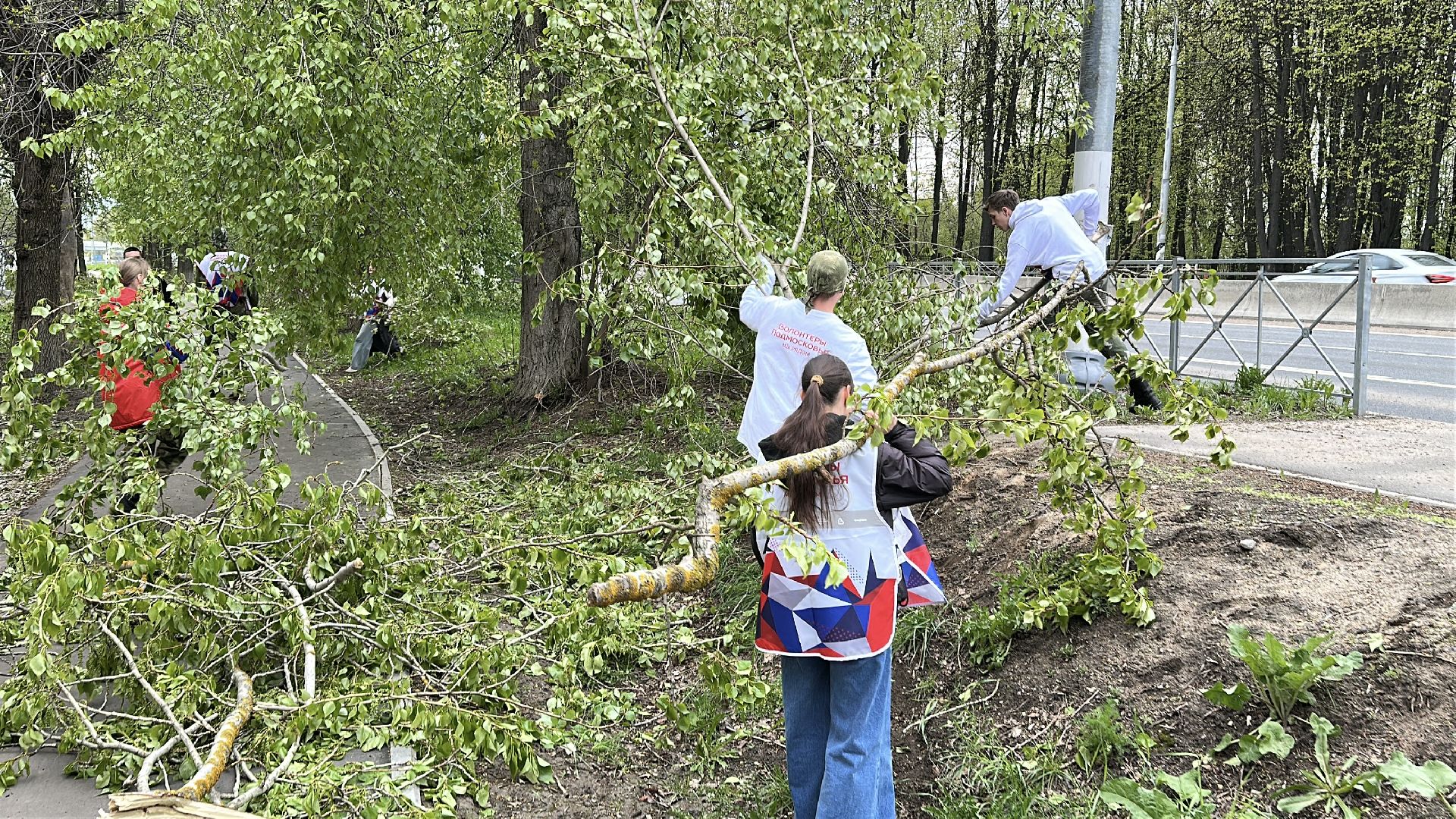 клин, общество, волонтеры подмосковья, жкх, ликвидация последствий снегопада,