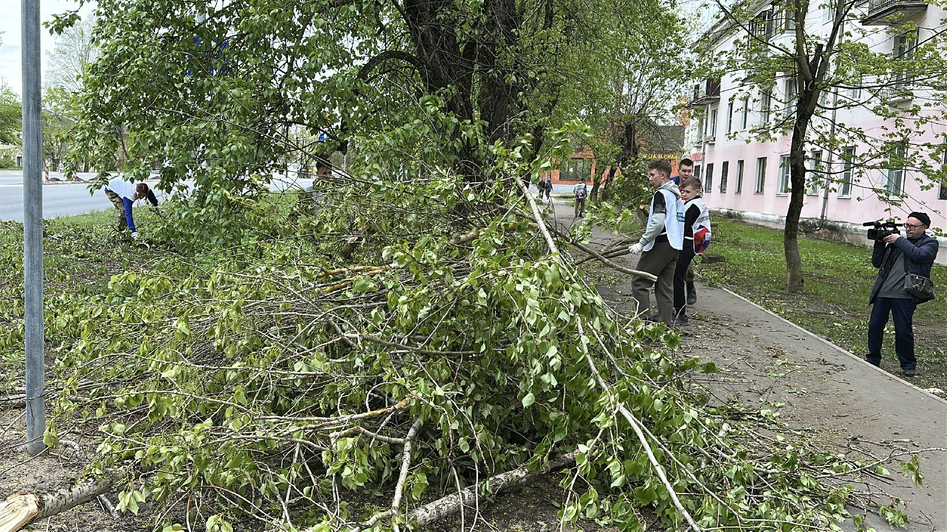 клин, общество, волонтеры подмосковья, жкх, ликвидация последствий снегопада,
