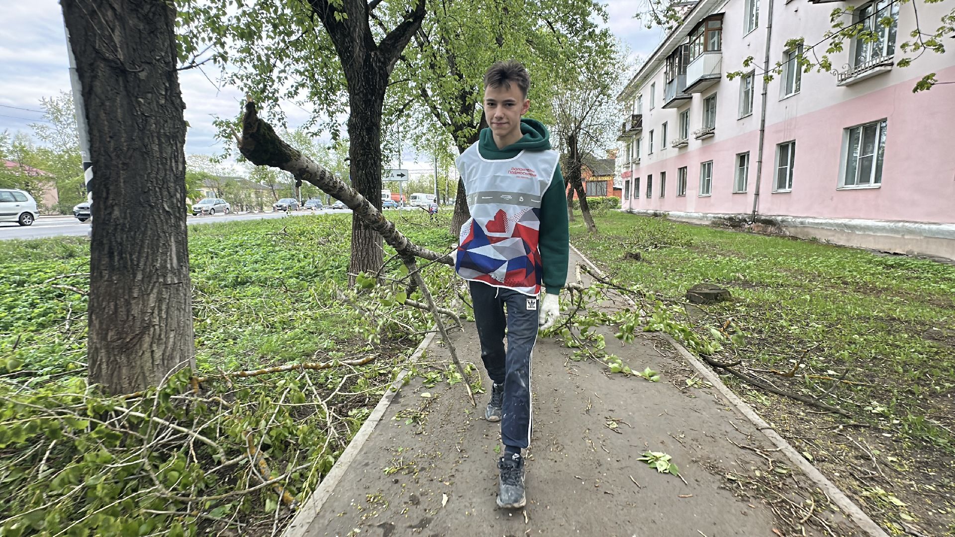 клин, общество, волонтеры подмосковья, жкх, ликвидация последствий снегопада,
