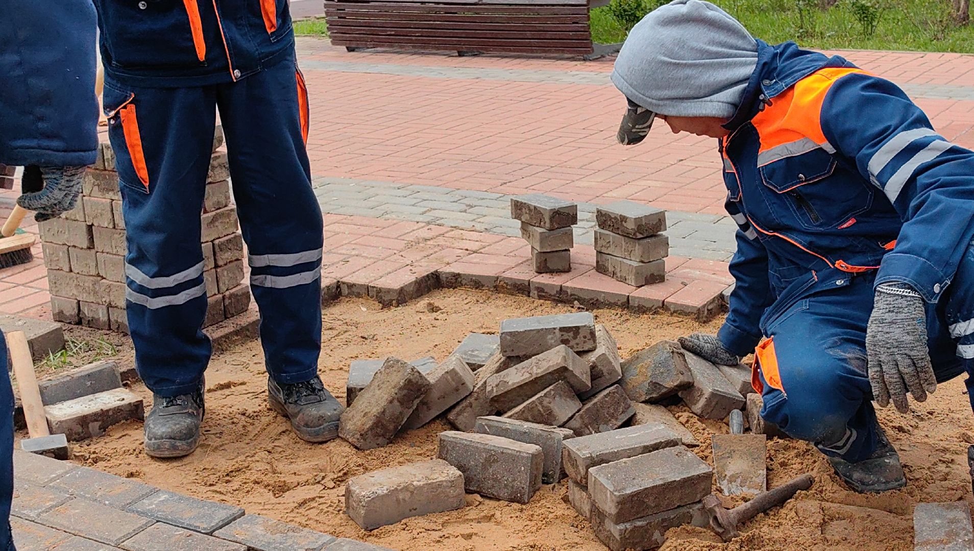 дорога, брусчатка, ремонт, водоканал,