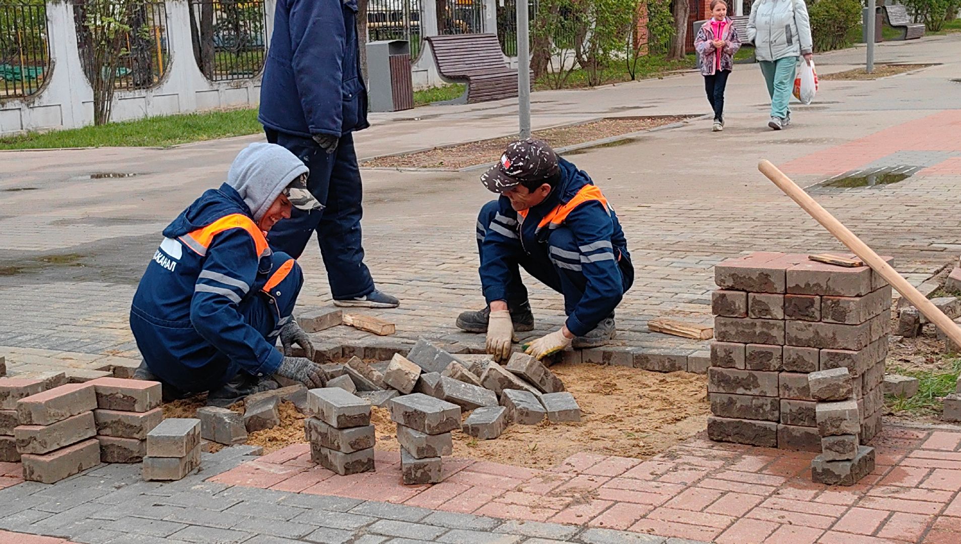 дорога, брусчатка, ремонт, водоканал,