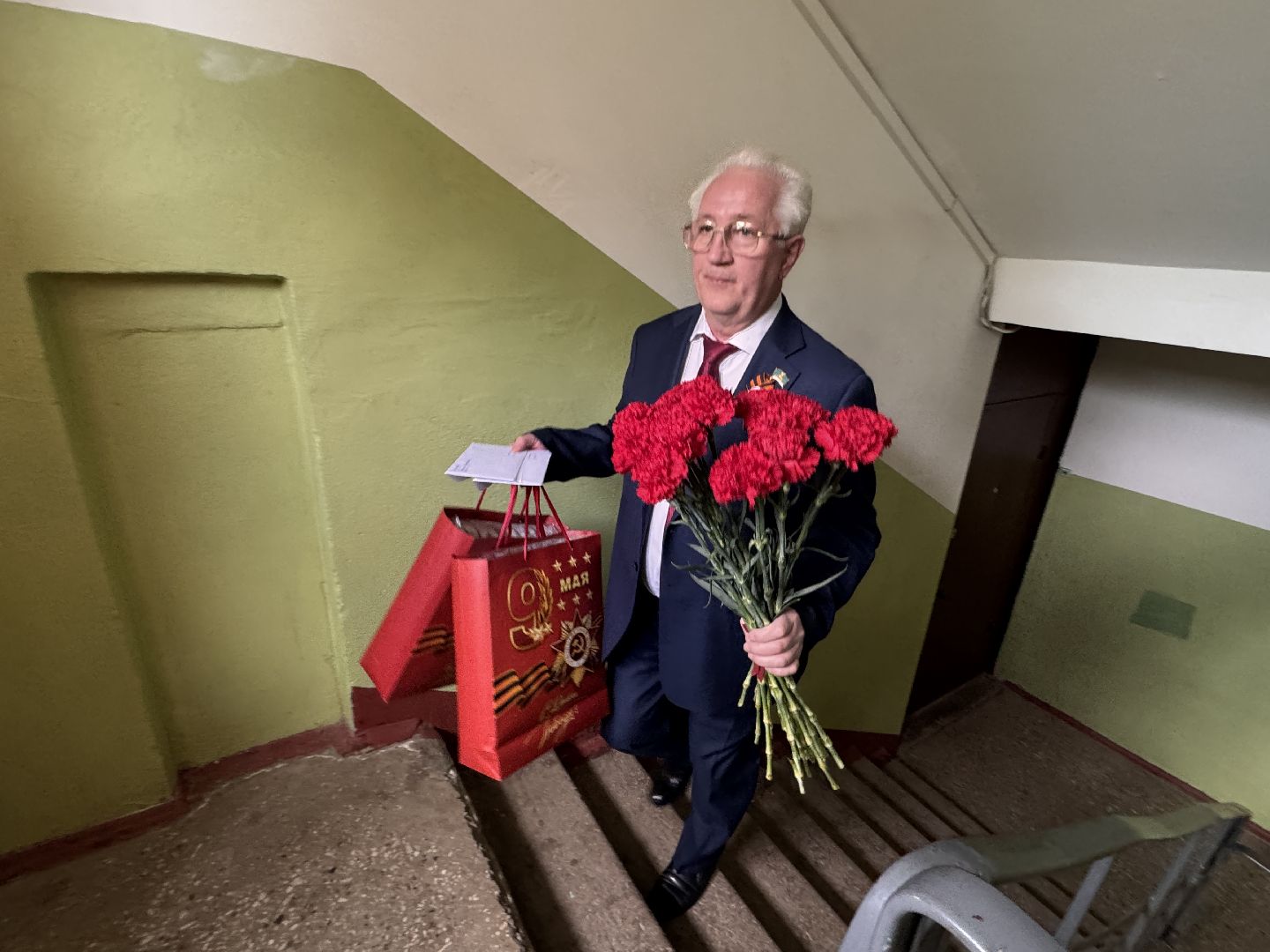 Одинцово, Поздравление ветеранов, Депутат Киреев,