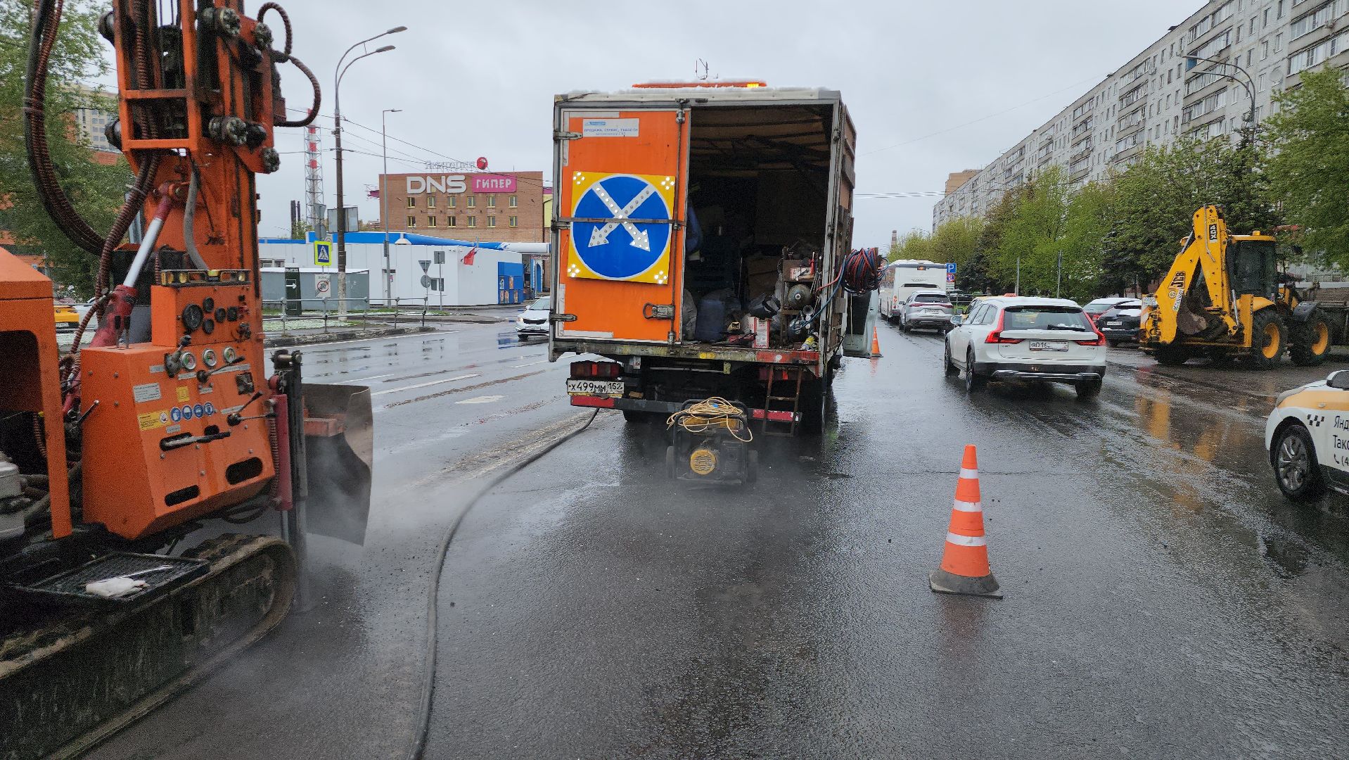 Троссовое ограждение, безопасность движения, щёлково,