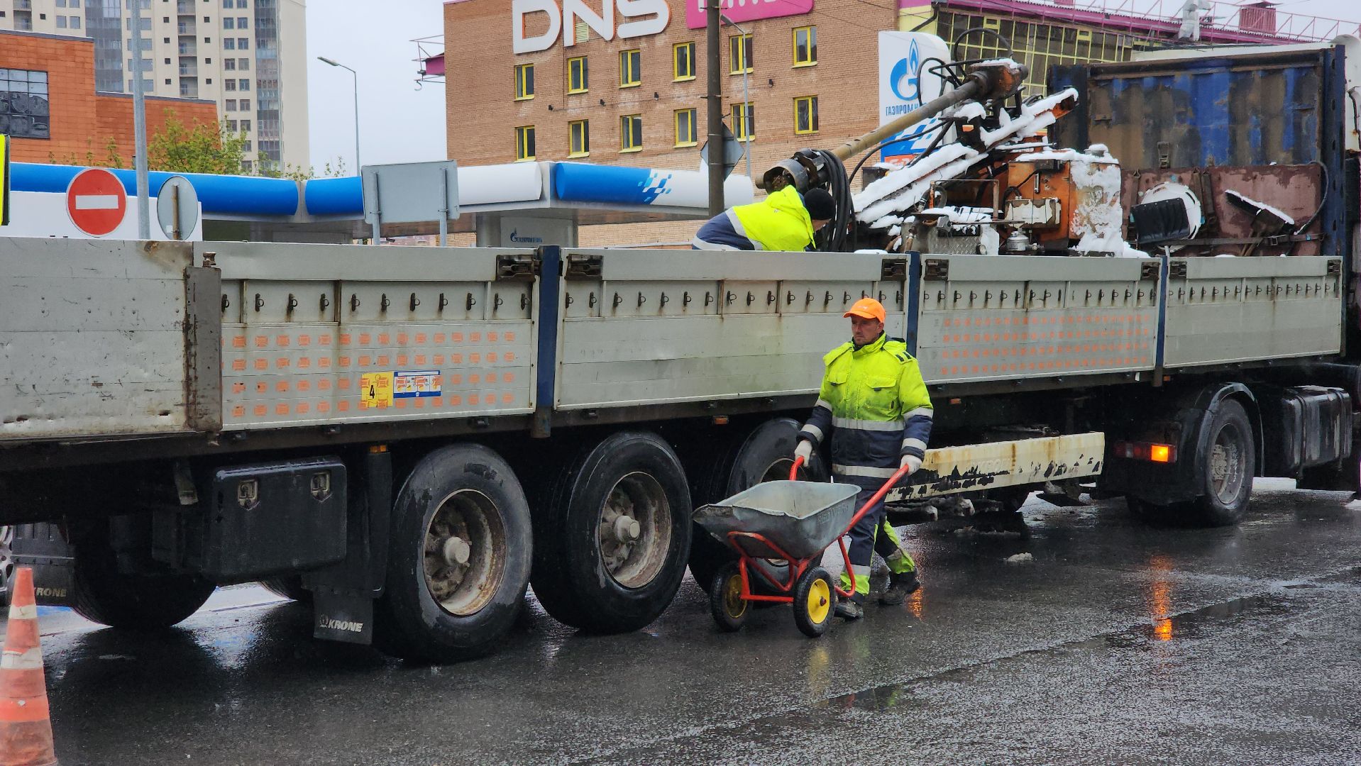 Троссовое ограждение, безопасность движения, щёлково,