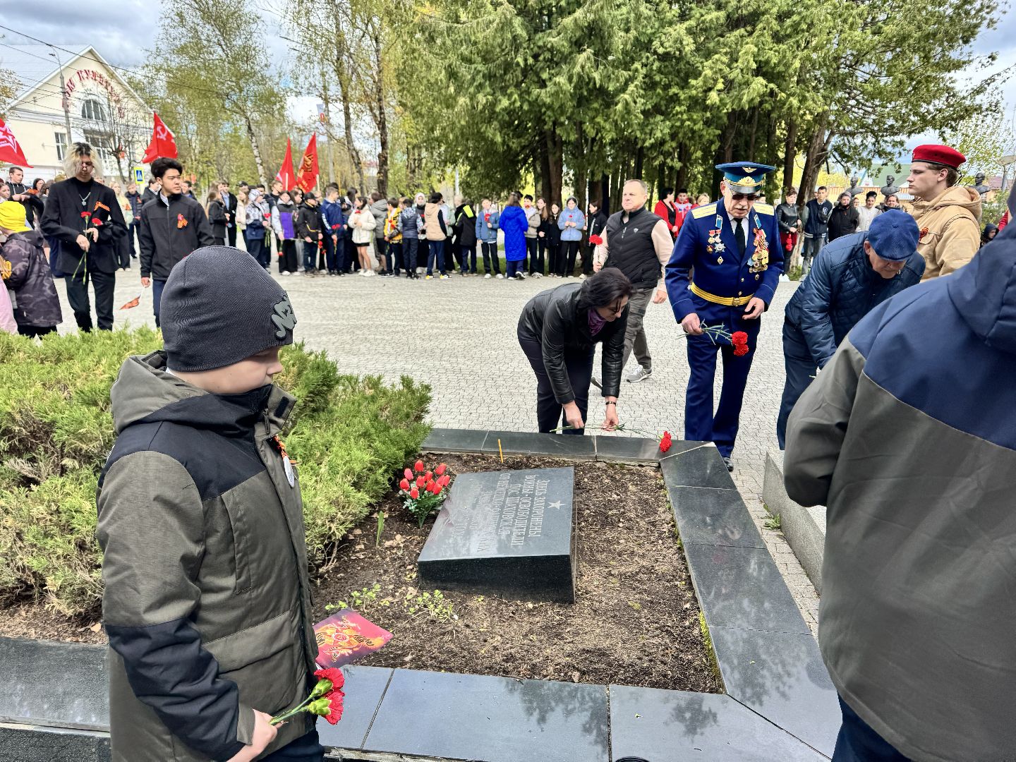 шаховская, митинг памяти, возложение цветов,