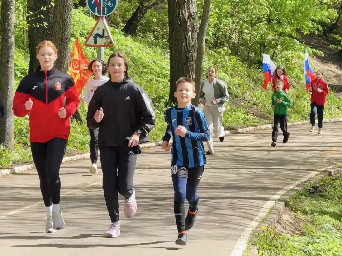 раменское, массовый забег, день победы, флешмоб,