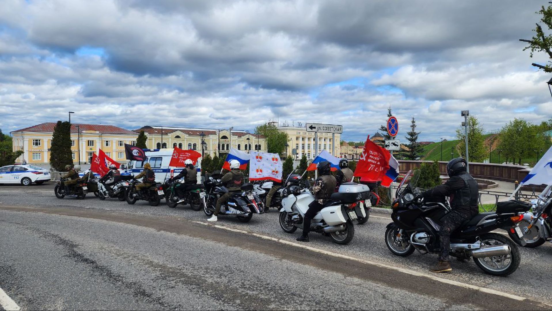 Дмитров, Автомотопробег, День Победы, Вечный огонь,