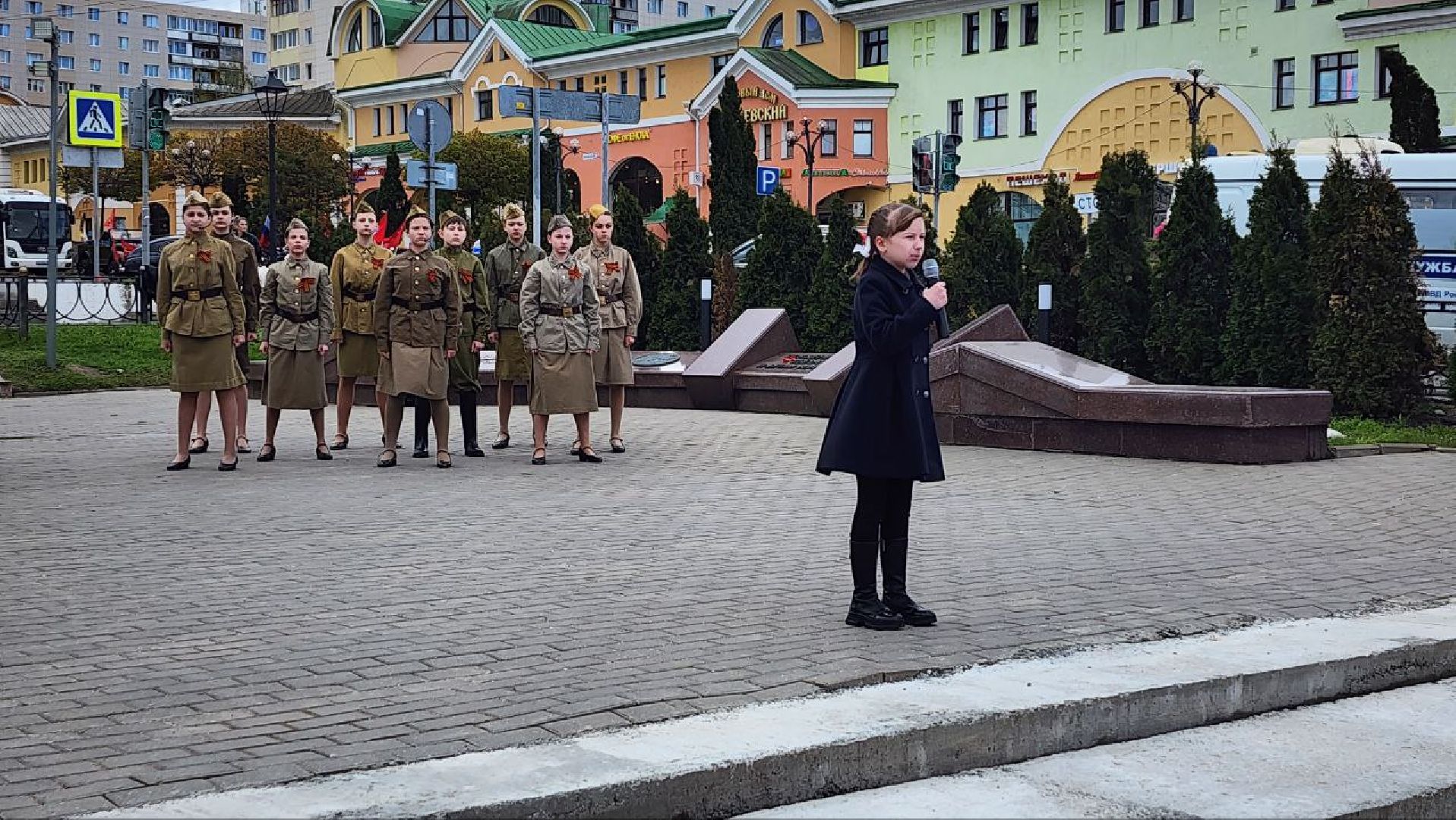 Дмитров, Автомотопробег, День Победы, Вечный огонь,