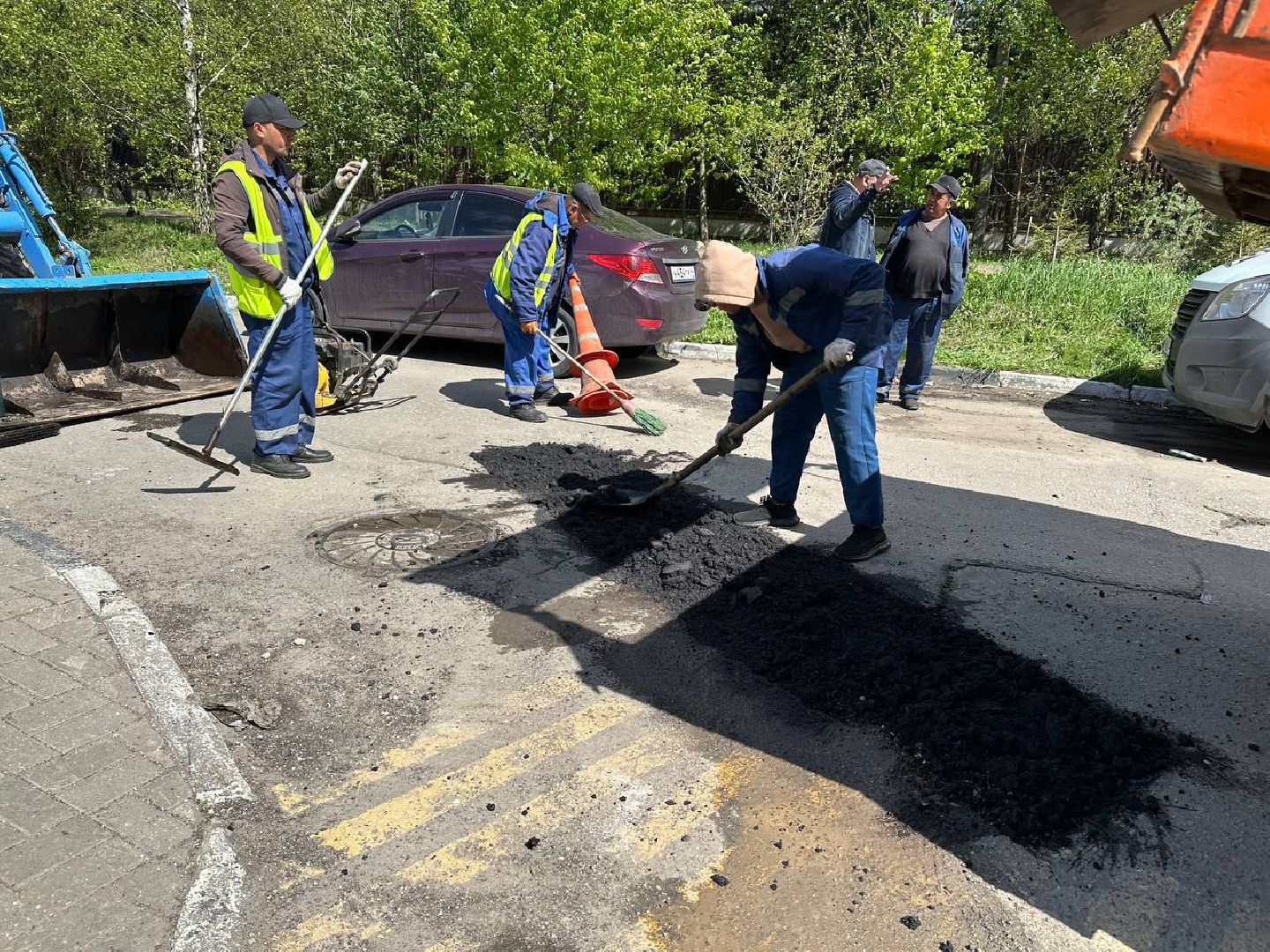 ямочный ремонт, домодедово,