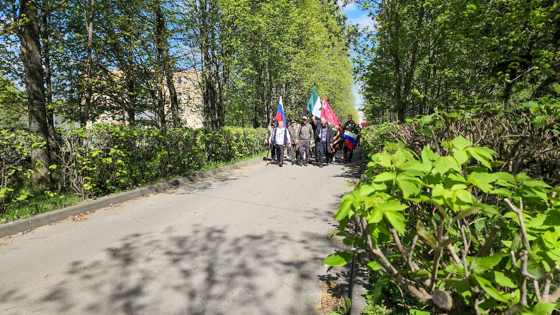 Подольск, 80 лет победе, Бойцы СВО, Возложение,