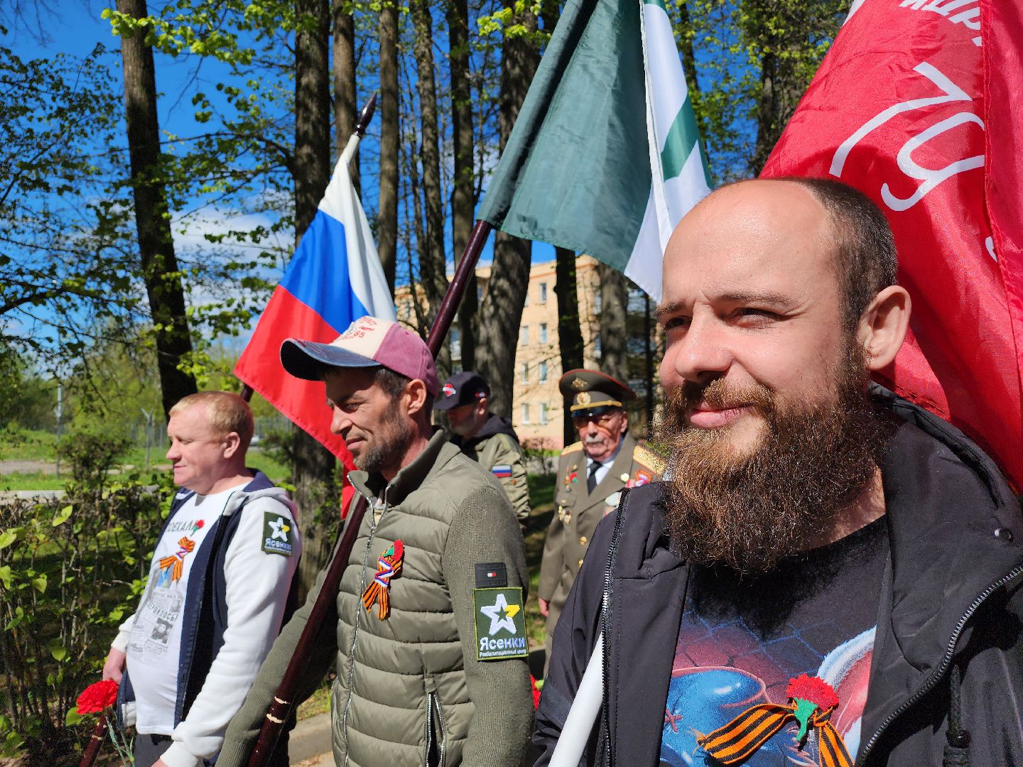 Подольск, 80 лет победе, Бойцы СВО, Возложение,