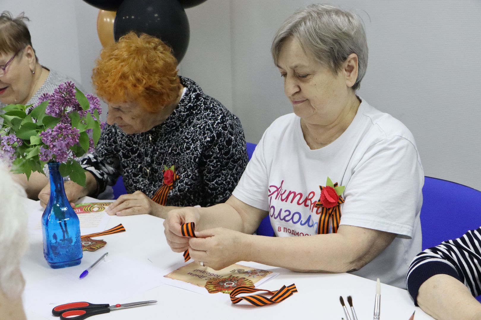 активное долголетие,  молодая гвардия серебряные пруды, 80 лет победе,