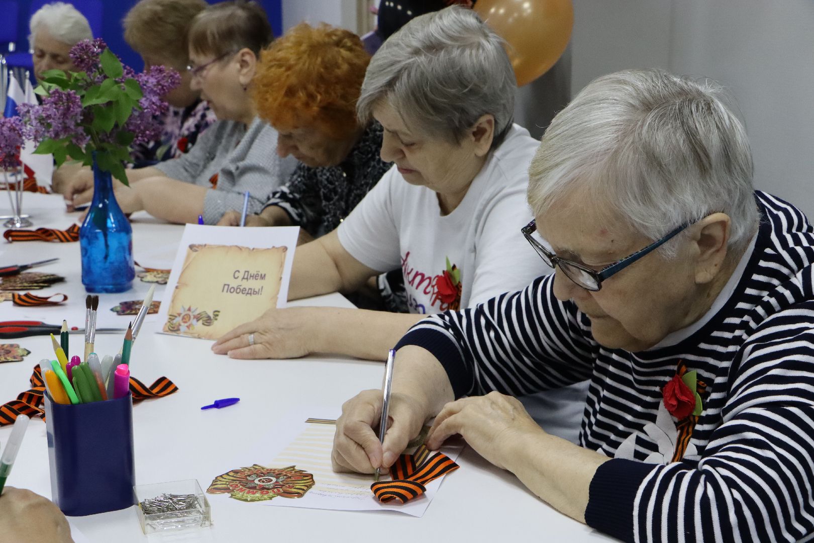 активное долголетие,  молодая гвардия серебряные пруды, 80 лет победе,
