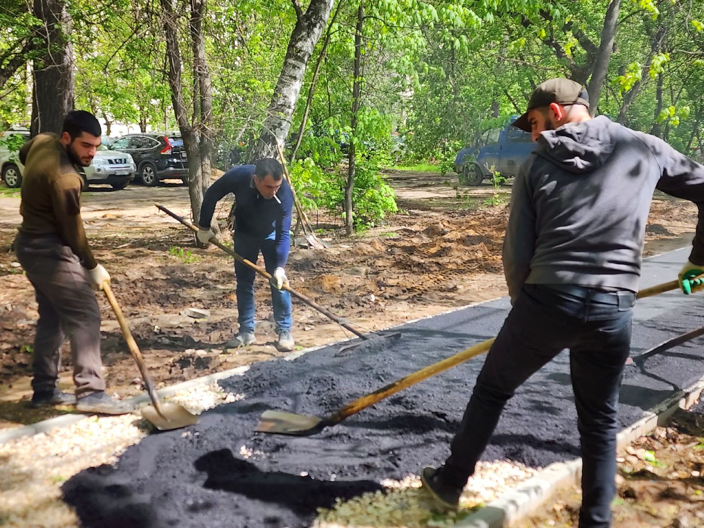 королёв, благоустройство в королеве, обновленная тропинка в юбилейном, губернатор воробьев,