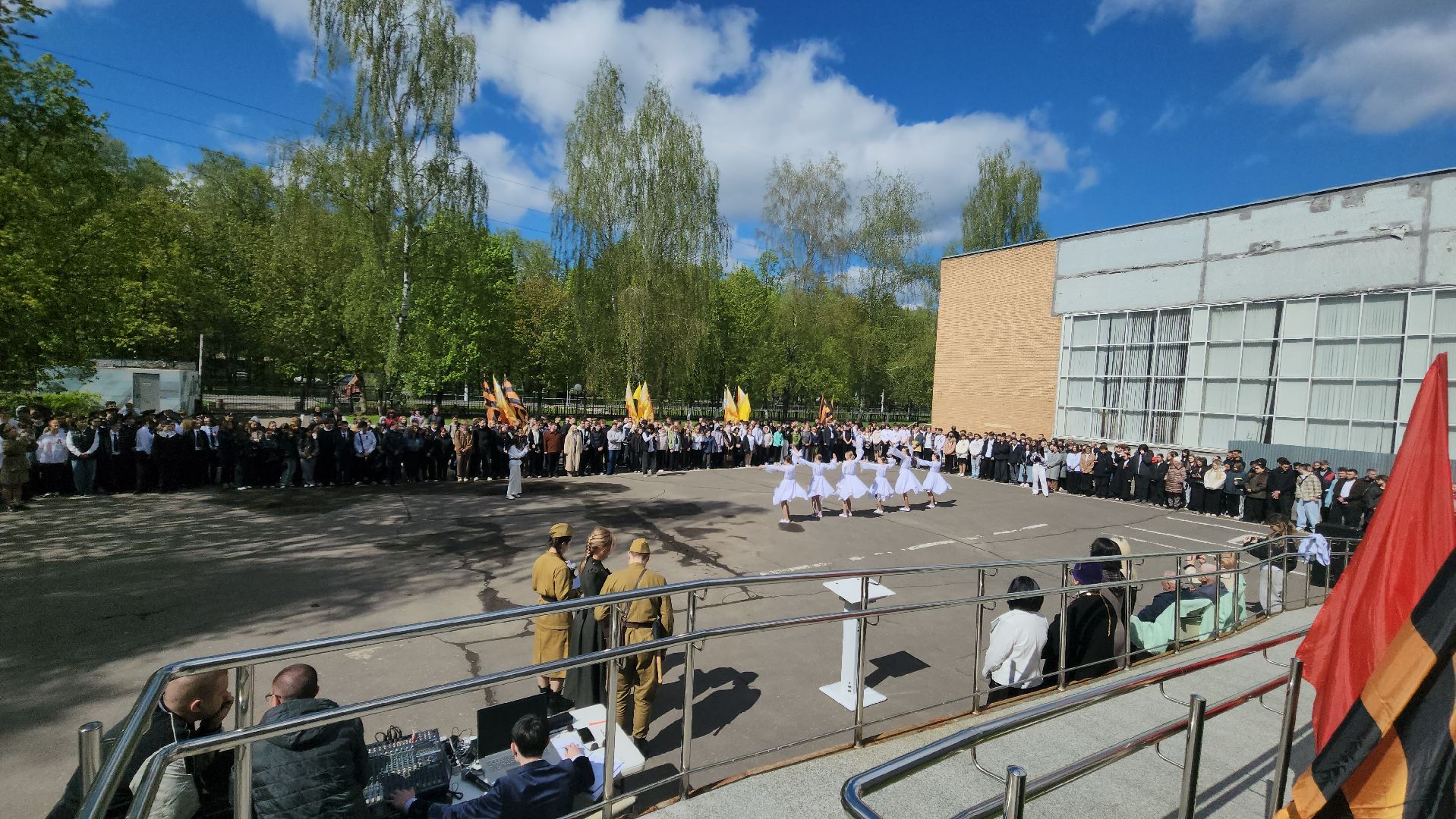 день победы, колледж, митинг, 9 мая,