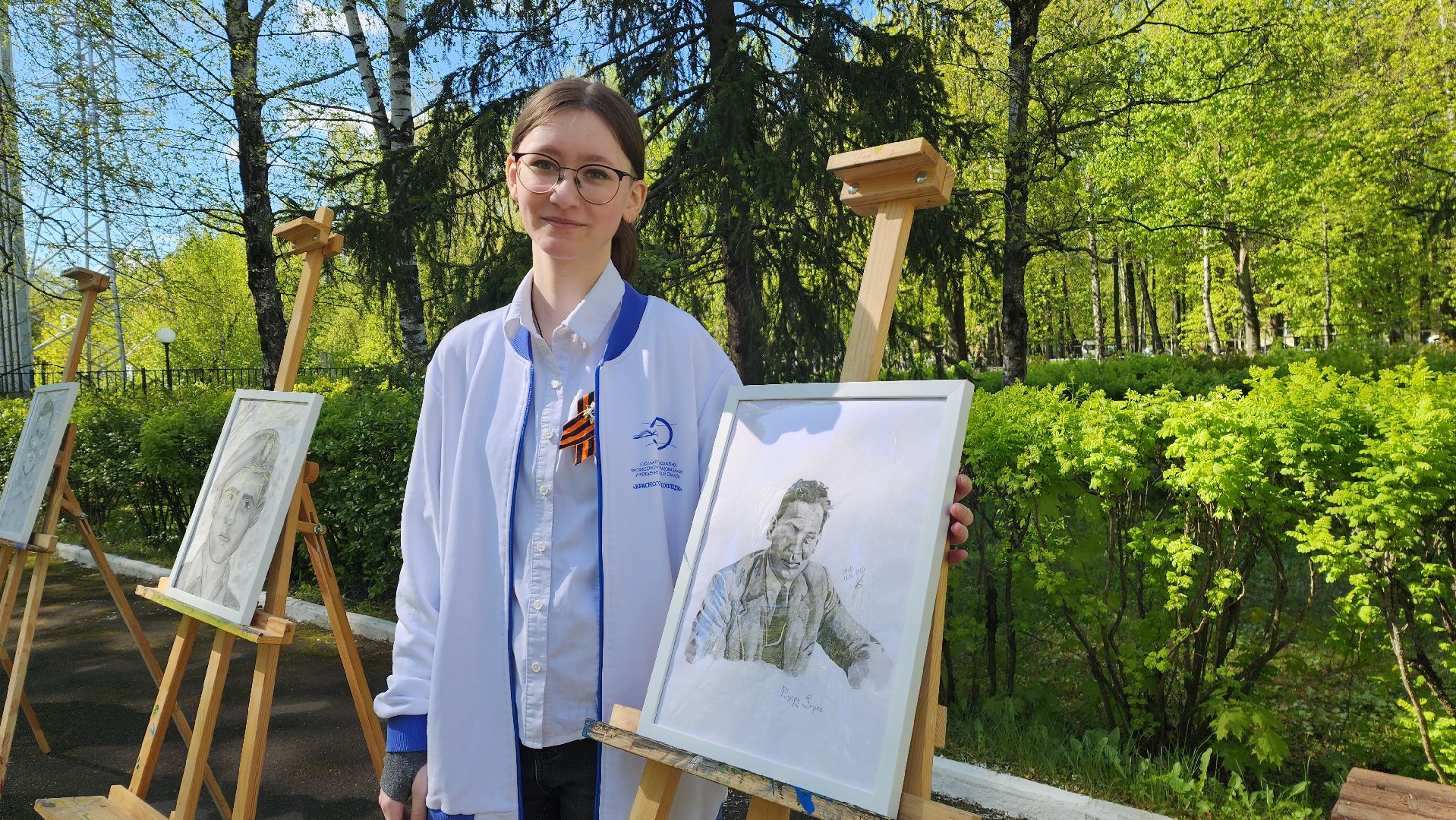 день победы, колледж, митинг, 9 мая,