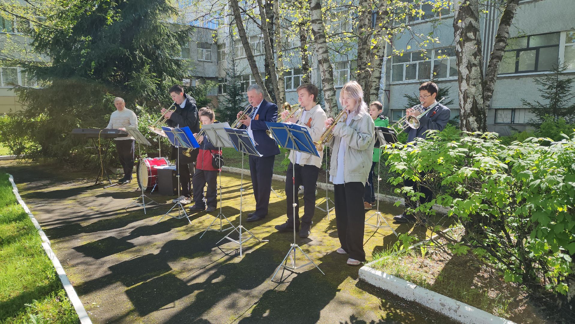 день победы, колледж, митинг, 9 мая,