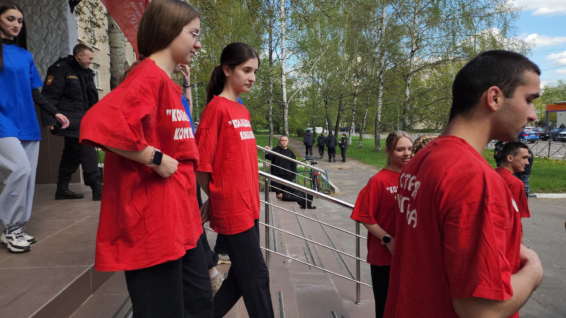 спортивный забег, 80-я годовщина победы, колледж, старая купавна, богородский городской округ,