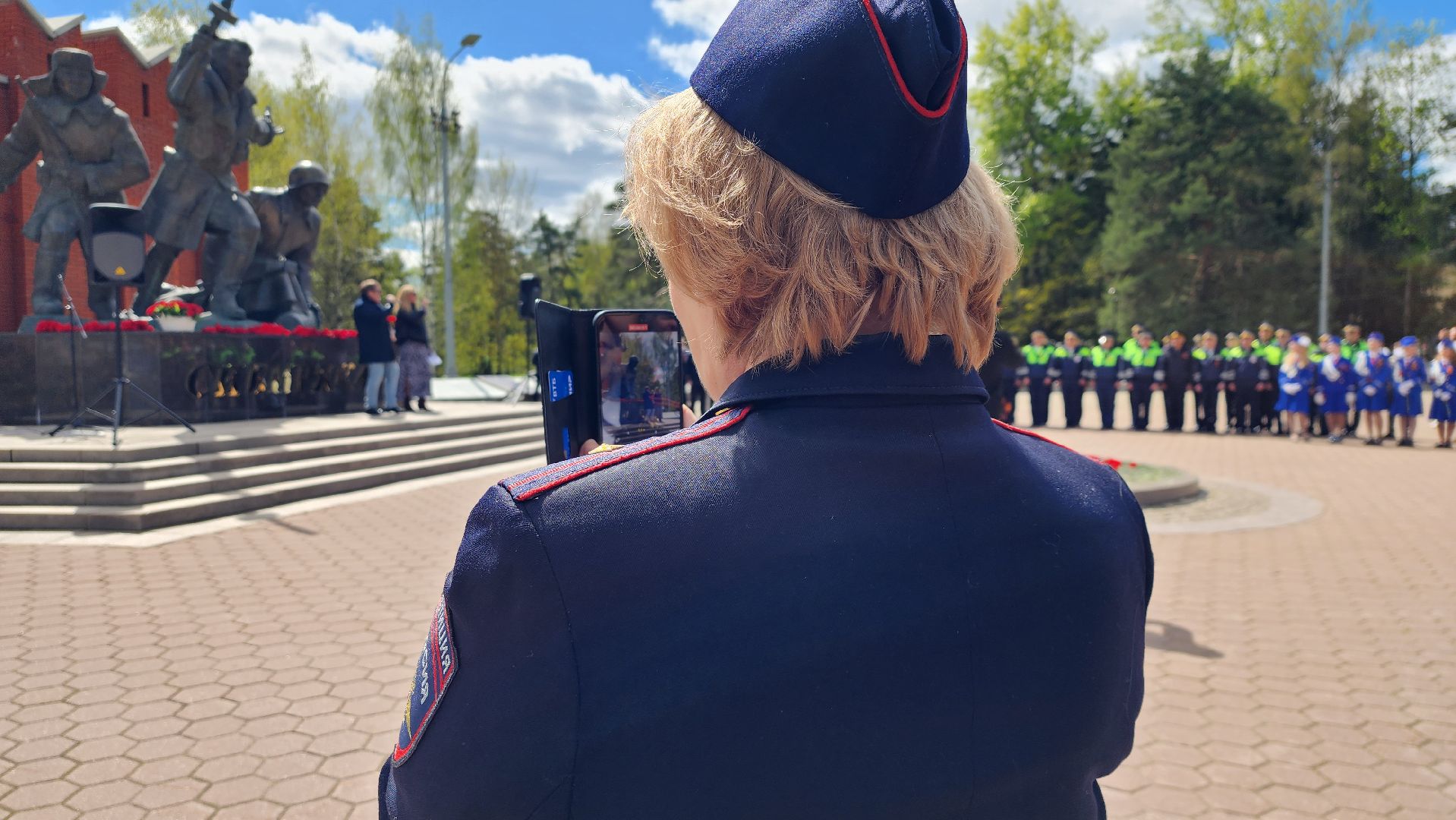 митинг, снегири, патриотическое воспитание, госавтоинспекция,истра,