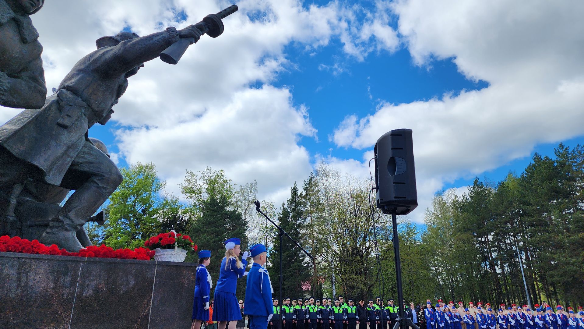 митинг, снегири, патриотическое воспитание, госавтоинспекция,истра,