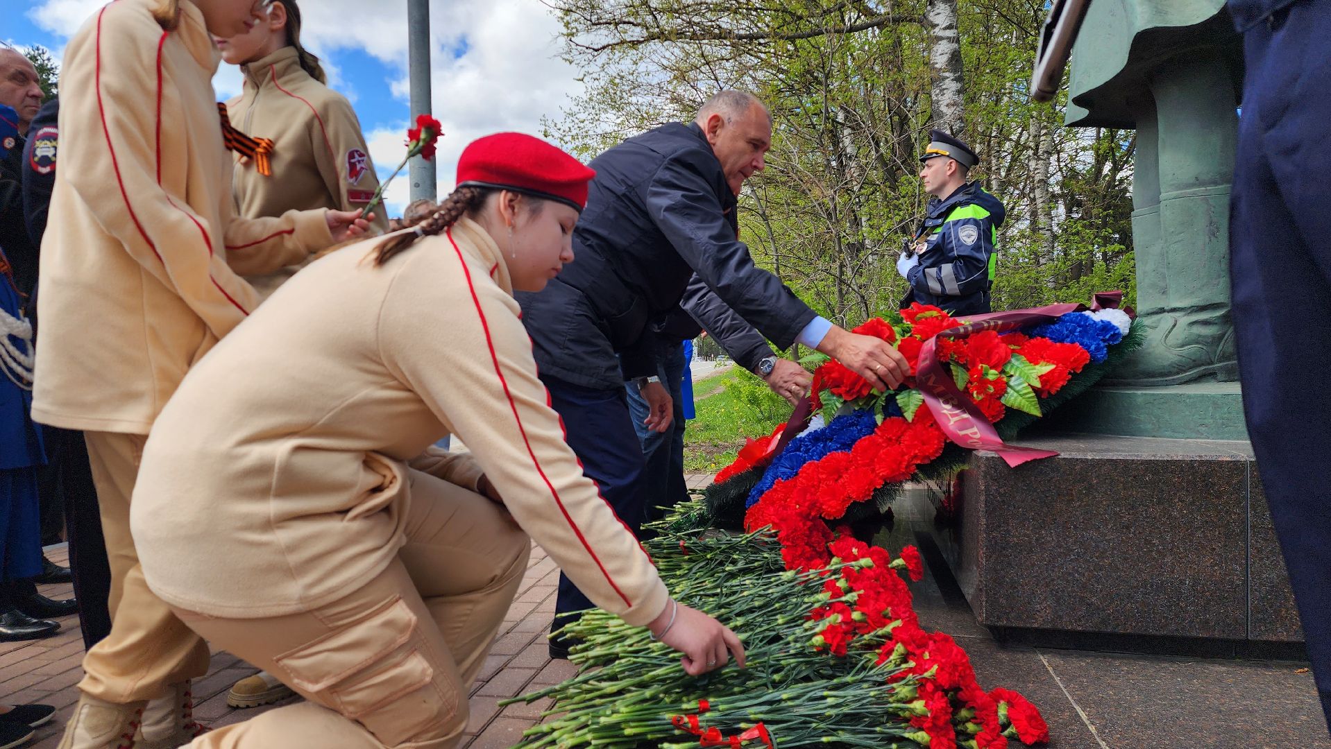 митинг, снегири, патриотическое воспитание, госавтоинспекция,истра,
