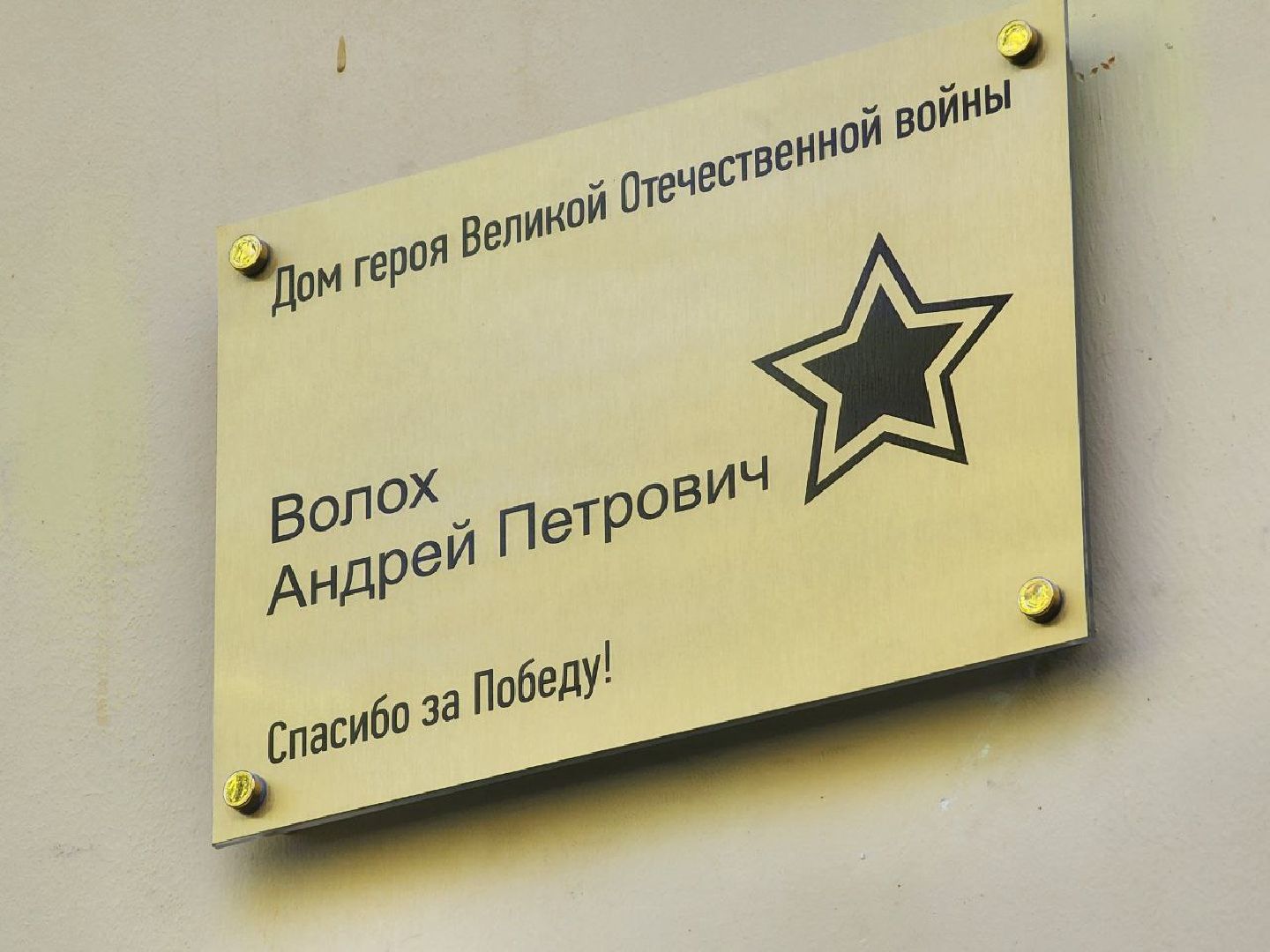 воскресенск, табличка ветерану, день победы,