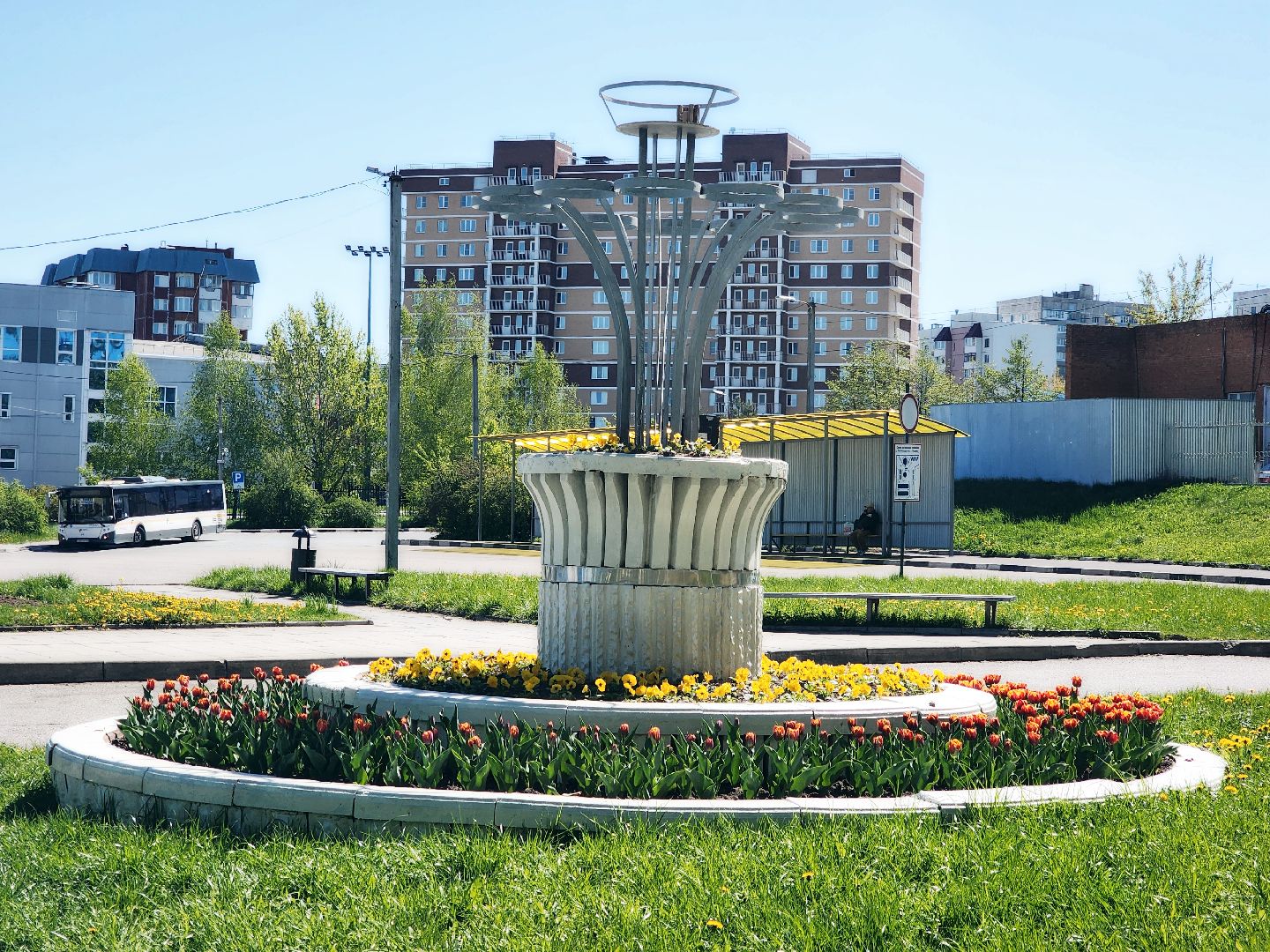 пущино , серпухов, благоустройства, цветы,