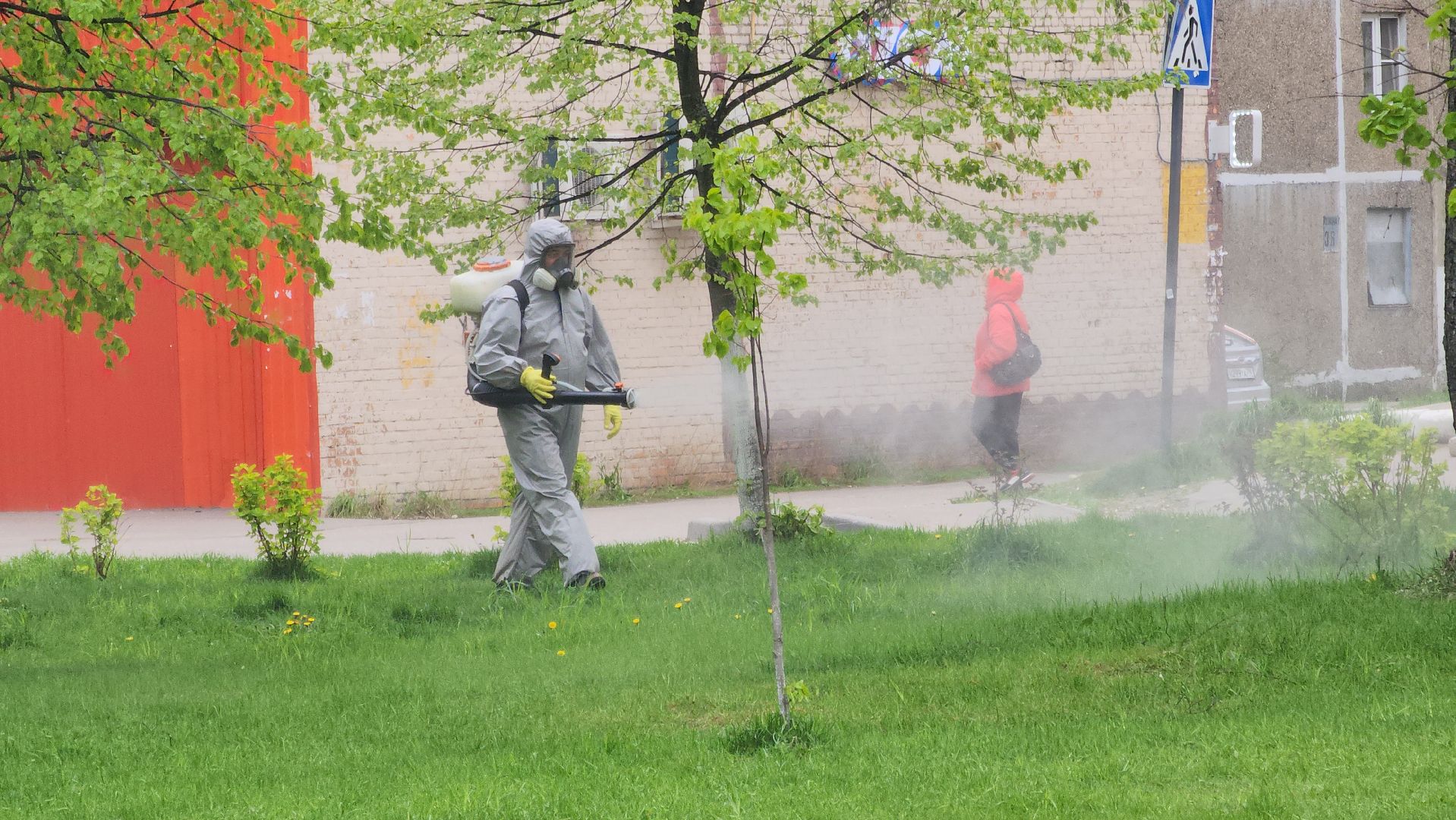 павловский  посад, парк победы, обработка ,