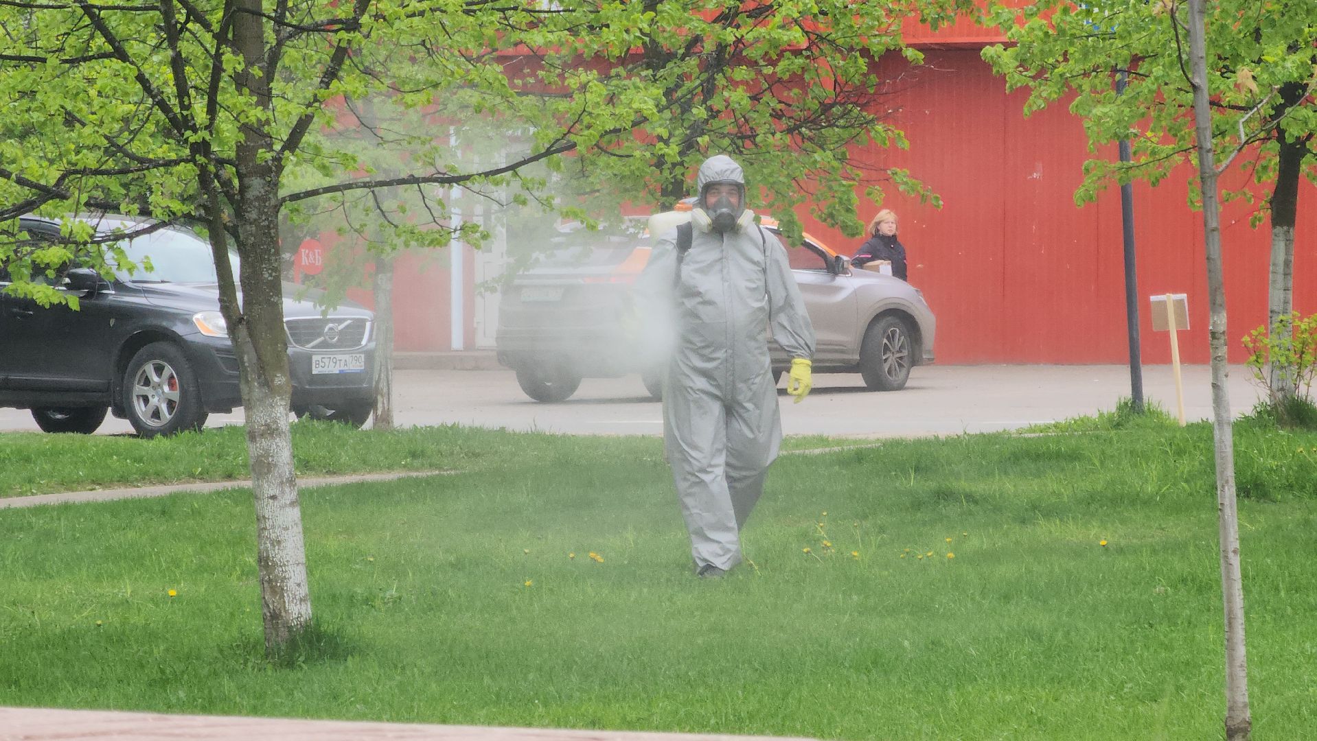 павловский  посад, парк победы, обработка ,