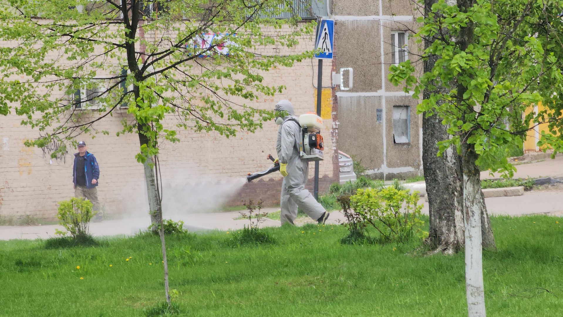 павловский  посад, парк победы, обработка ,