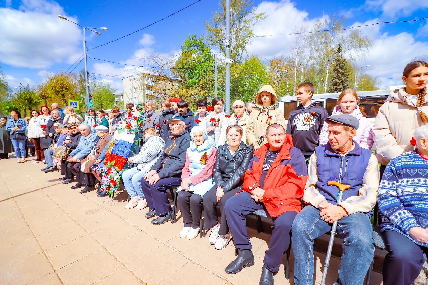 клин, общество, день победы, эстафета памяти, память,
