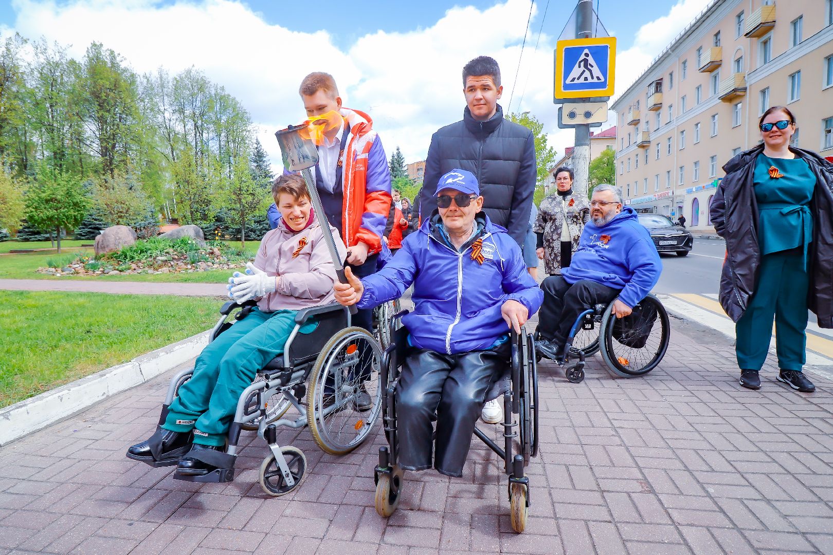 клин, общество, день победы, эстафета памяти, память,