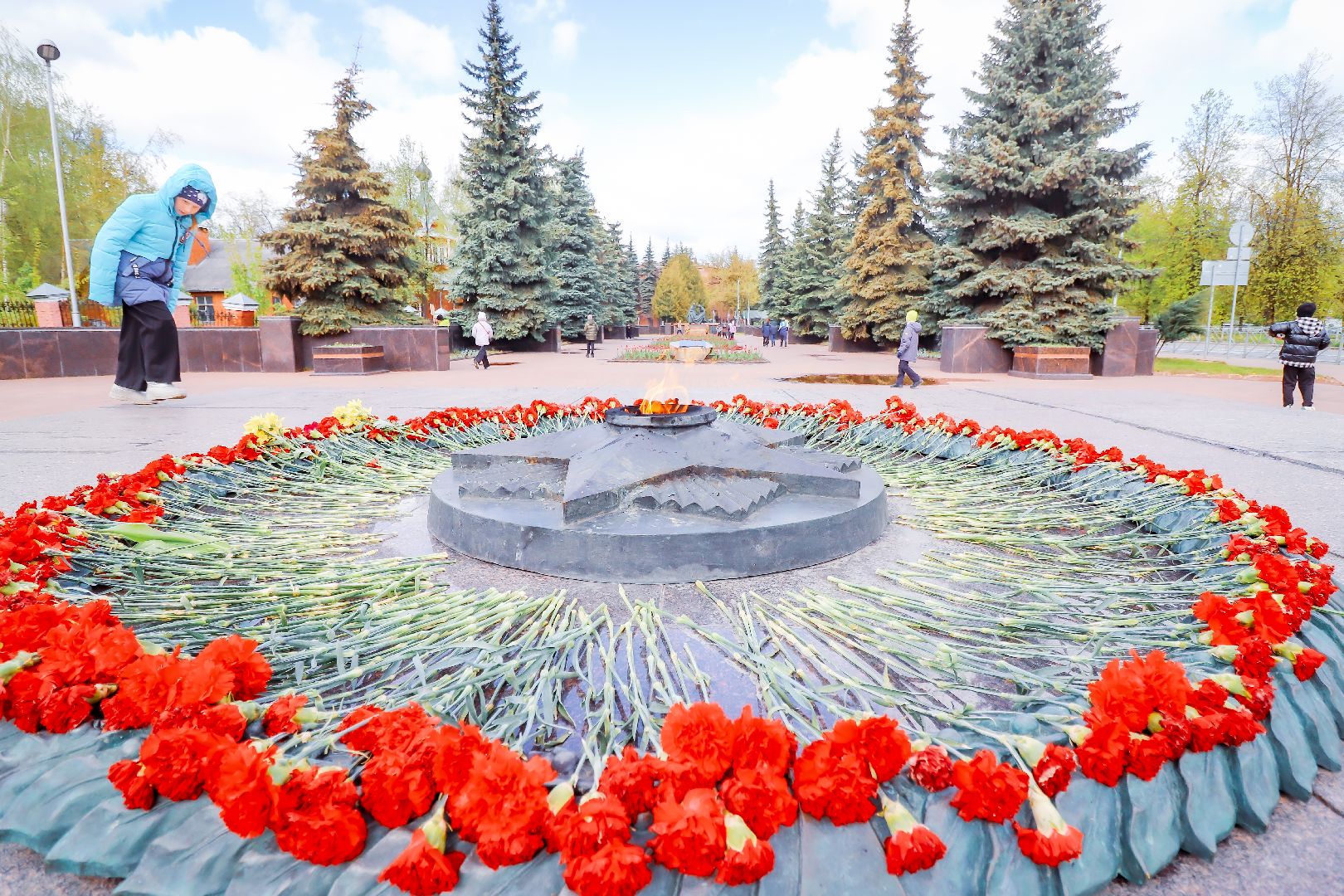 клин, общество, день победы, эстафета памяти, память,