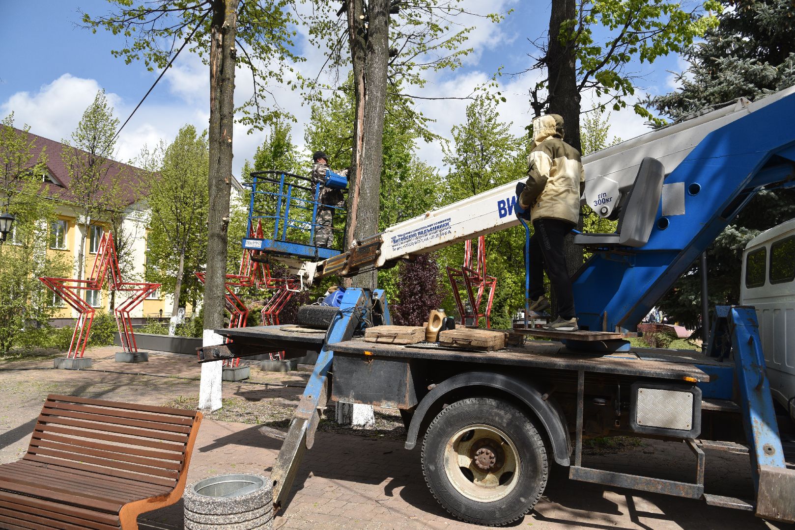 лотошино, благоустройство, кронирование, день победы,